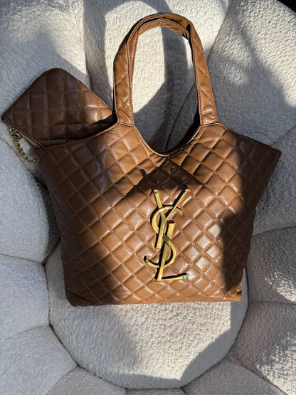 شنط YSL حجم كبير مع جزدان