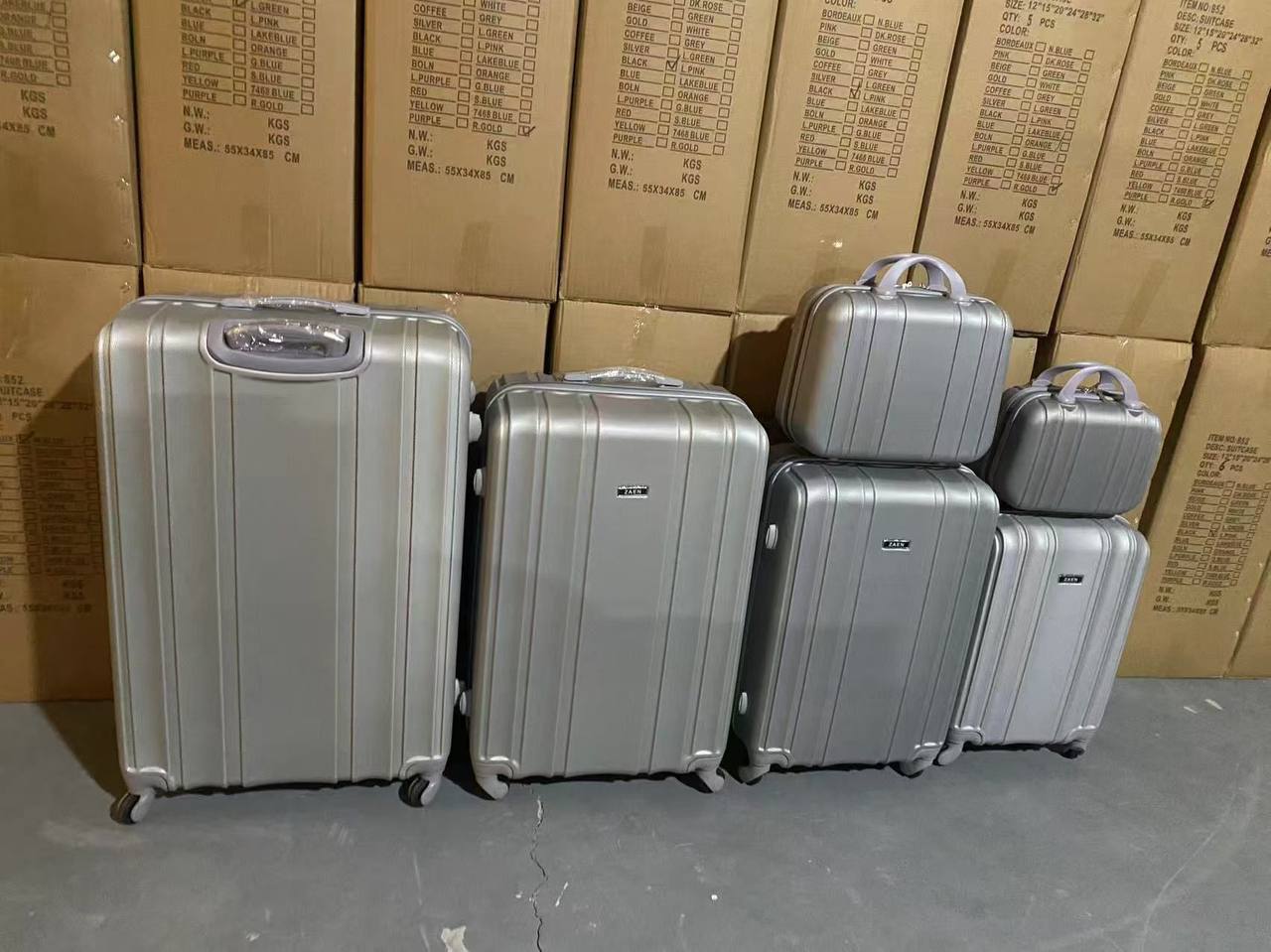 حقائب سفر 6 قطع
