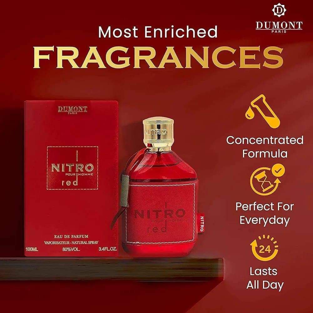 عطر نيترو ريد الاصلي من ديمونت للرجال
